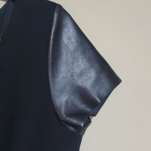 BAILEY 44 Faux Leather Accent LBD - Size Medium - Picture 4 of 9